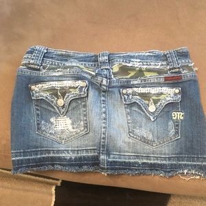 Miss Me Jean Skirt